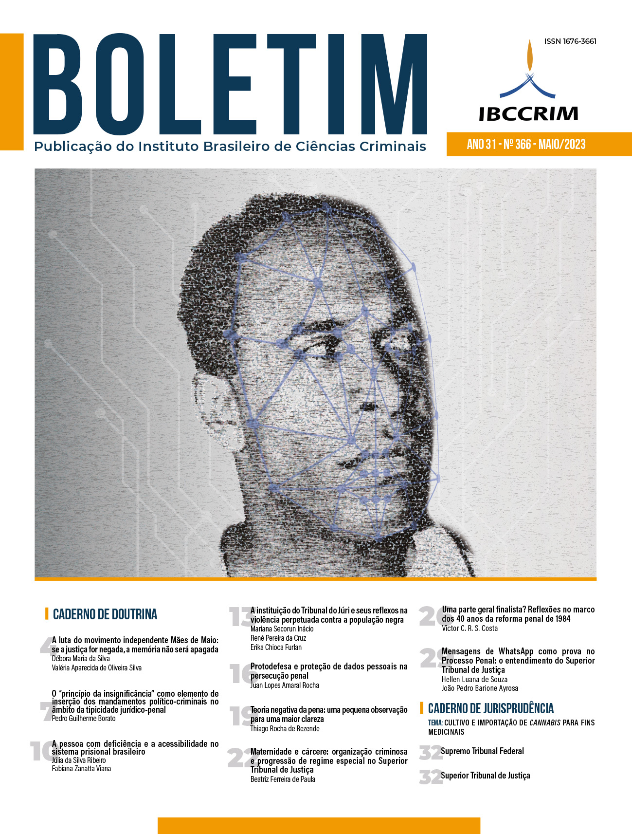 					View Vol. 31 No. 366 (2023): Boletim IBCCRIM - Maio
				