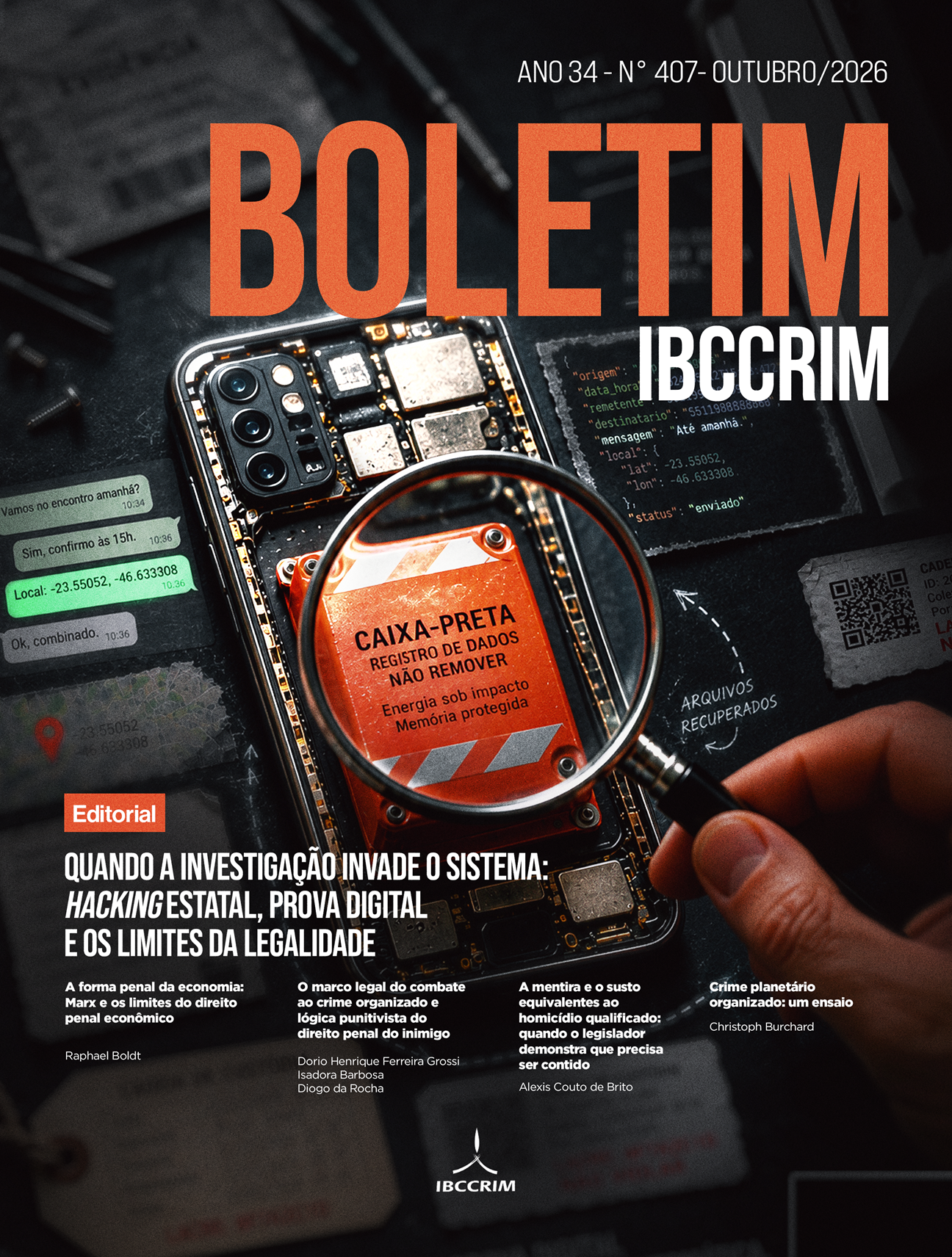 					Visualizar v. 34 n. 407 (2026): Boletim IBCCRIM - Outubro
				