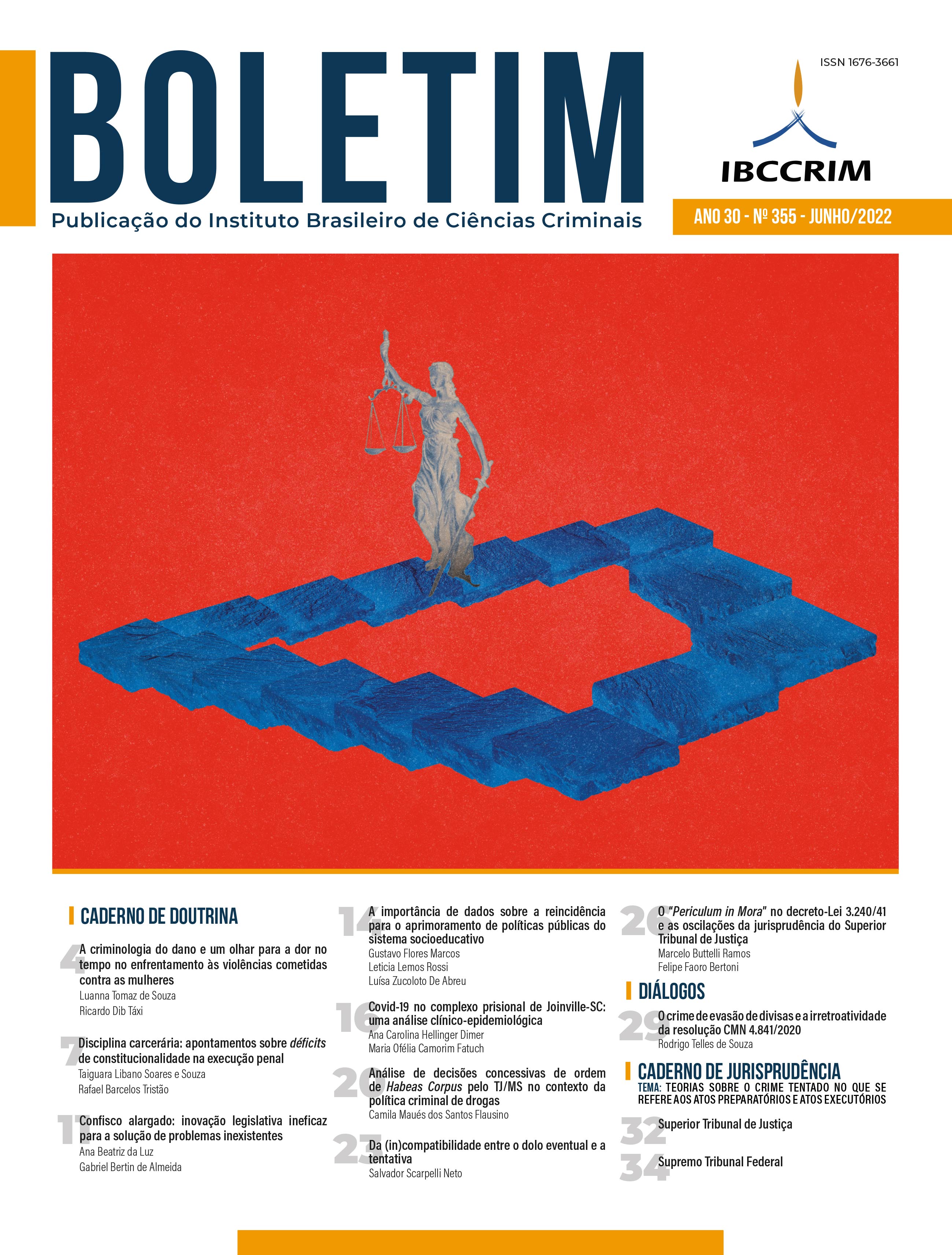 					View Vol. 30 No. 355 (2022): Boletim IBCCRIM - Junho
				